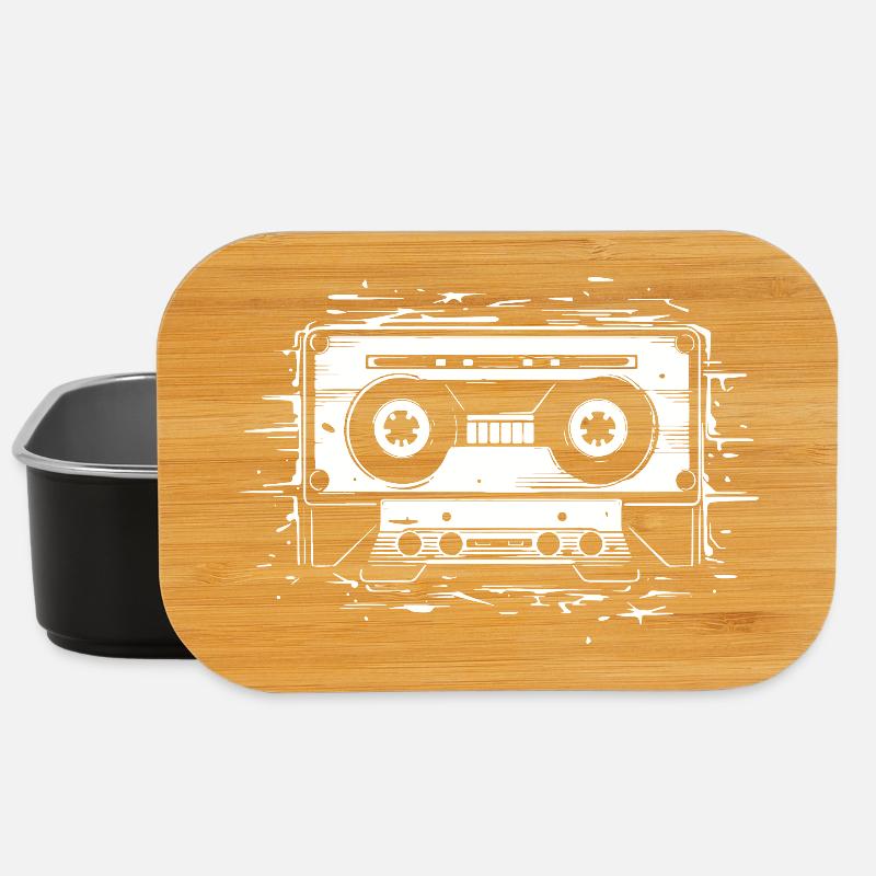 Kompakt Kassette - Lunch Box - Schwarz