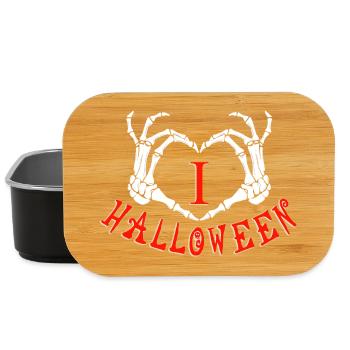 J'adore Halloween - Boîte à goûter - noir - Devant