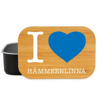 J’adore Hämeenlinna - Boîte à goûter - noir - Devant