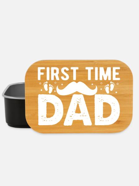 Werdender Papa Werdender Vater - Lunch Box - Schwarz