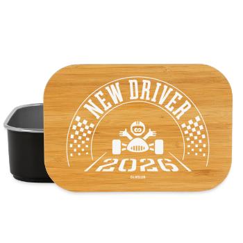 New Driver 2026 (Driving Licence / White) - Lunch Box - black - Front
