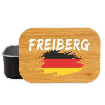 Freiberg Deutschland Flagge - Lunch Box - Schwarz - Vorne