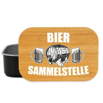 Biersammelstelle - Lunch Box - Schwarz - Vorne