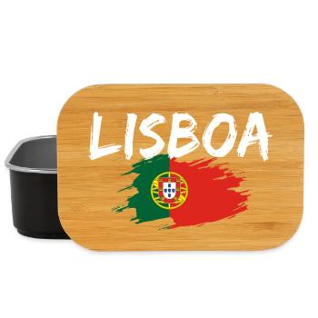 Lisboa Portugal Lisbon - Lunch Box - black - Front