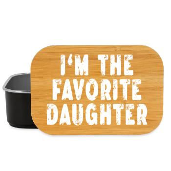 Favorites Gifts & more I'm The Favorite Daughter - Lunch Box - black - Front