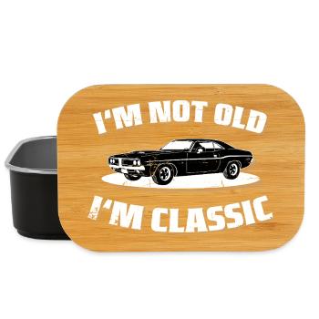 I'M NOT OLD I'M CLASSIC - Lunch Box - Schwarz - Vorne