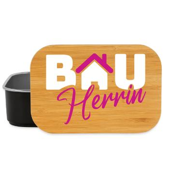 Bauherrin Stil Logo - Lunch Box - Schwarz - Vorne