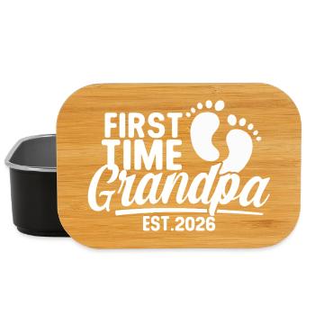 Opa 2026 - Stolzer Opa - Geschenkidee - Lunch Box - Schwarz - Vorne