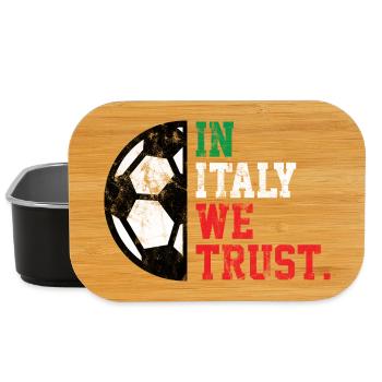 In Italia we trust - Lunch Box - Schwarz - Vorne