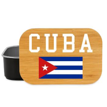 Cuba Flag - Lunch Box - black - Front