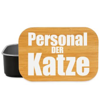 Personal-der-katze - Lunch Box - Schwarz - Vorne