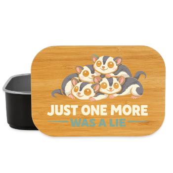 Sugar Glider Mom Exotic Pet Lover - Lunch Box - black - Front