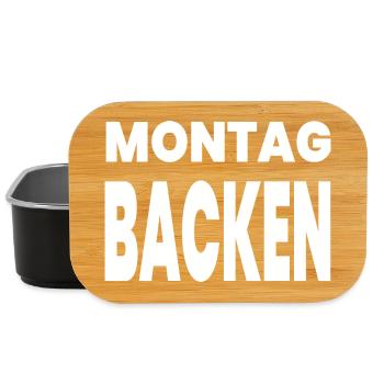 Backen - Lunch Box - Schwarz - Vorne