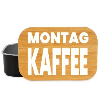 Kaffee - Lunch Box - Schwarz - Vorne