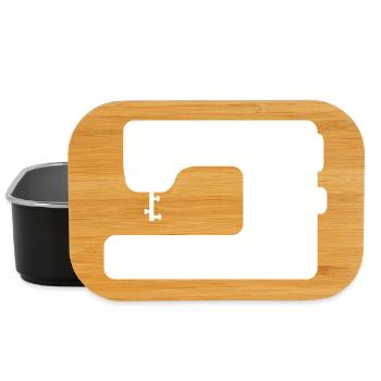 sewing machine - Lunch Box - black - Front