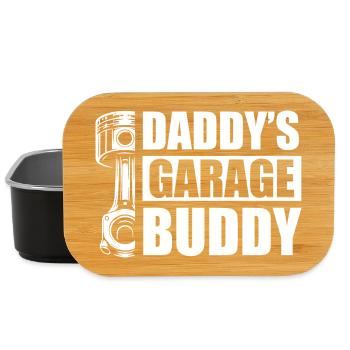 Le pote de garage de papa Amoureux de voitures mécanicien automobile - Boîte à goûter - noir - Devant