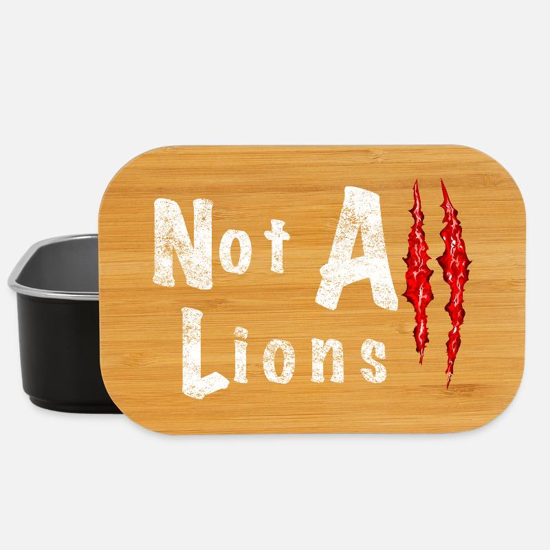 Not All Lions 2... - Boîte à goûter - noir