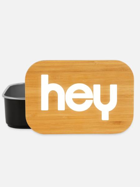 HEY Cloudline Abstract Banner - Lunch Box - Schwarz