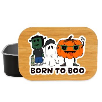 Born to Boo Halloween Crew - Lunch Box - Schwarz - Vorne
