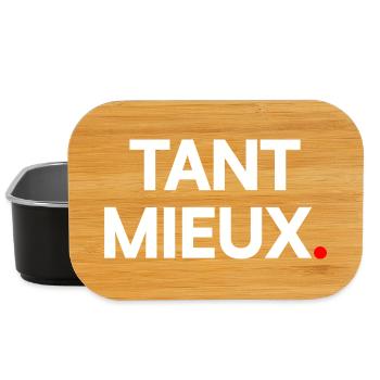 Tant mieux - Boîte à goûter - noir - Devant