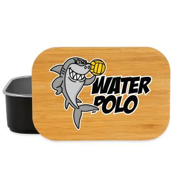 Funny Water Polo Hai Water Polo Water Polo Player - Lunch Box - black - Front