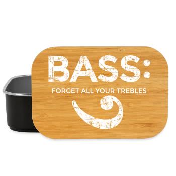BASS - Forget all your trebles (Vintage/Blanc) - Boîte à goûter - noir - Devant