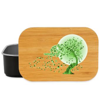Japan Japanese Fashion Bonsai Moon Fantasy - Lunch Box - black - Front