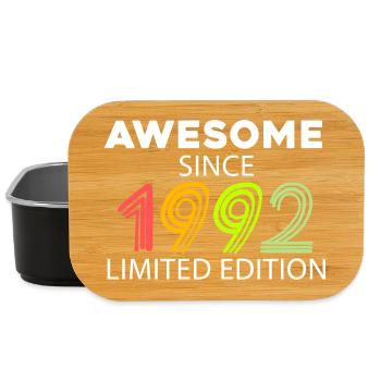 Fantastic since 1992 - born in 1992 - Lunch Box - black - Front