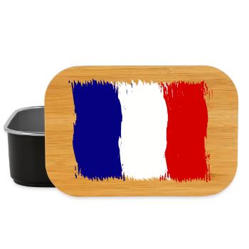 France, French - Lunch Box - black - Front