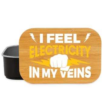 Électricien - Boîte à goûter - noir - Devant