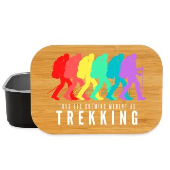 Tous les Chemins Mènent au Trekking - Boîte à goûter - noir - Devant