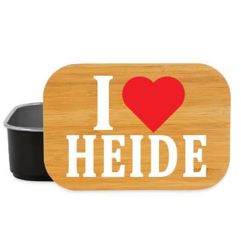 t-shirt J’adore l’idée cadeau du t-shirt Heide - Boîte à goûter - noir - Devant