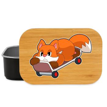 Fuchs Skater Skateboard - Boîte à goûter - noir - Devant