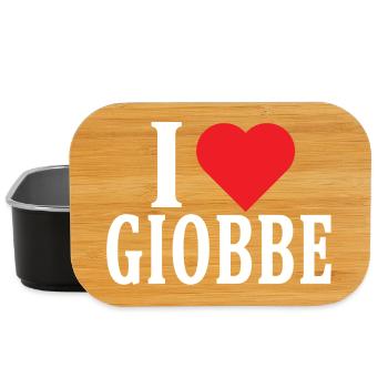T-Shirt Ich liebe Giobbe T-Shirt Geschenkidee - Lunch Box - Schwarz - Vorne