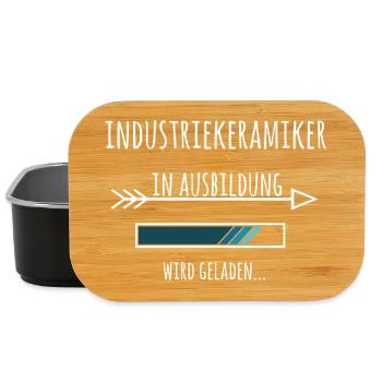 Industriekeramiker Ausbildung Beruf Geschenk - Lunch Box - Schwarz - Vorne