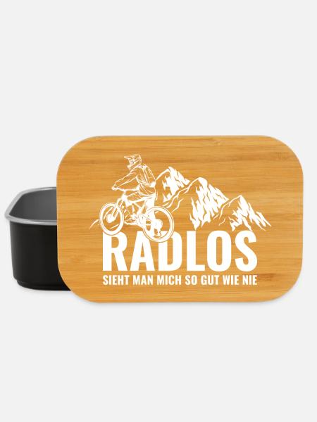Mountainbike Radlos sieht man mich so gut wie nie - Lunch Box - Schwarz