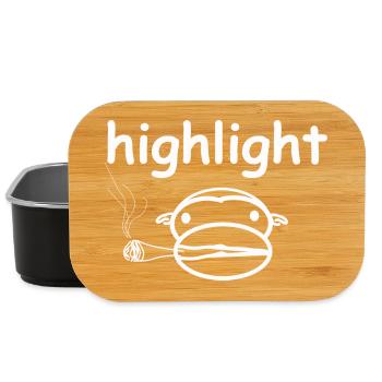 HIGHLIGHT - Lunch Box - Schwarz - Vorne