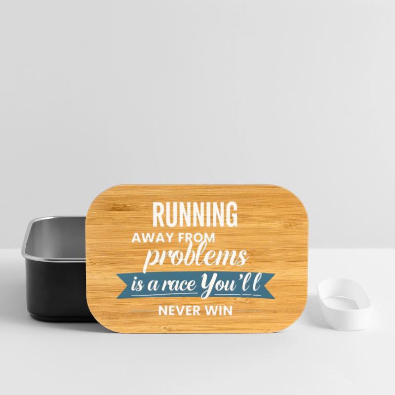 Fleeing from problems is not a solution Lunch Box