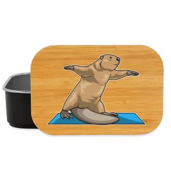 Beaver Yoga Gymnastique - Boîte à goûter - noir - Devant