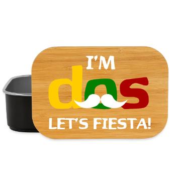 I'm Dos Let's Fiesta - Lunch Box - black - Front