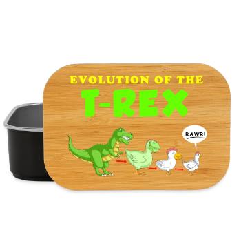 dinosaure - Boîte à goûter - noir - Devant