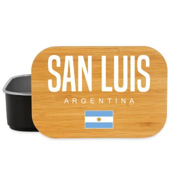 San Luis Argentinien Argentinier - Lunch Box - Schwarz - Vorne