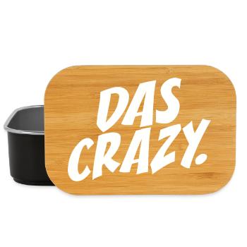 Das Crazy Jugendsprache Insider Meme Cool Verrückt - Lunch Box - Schwarz - Vorne