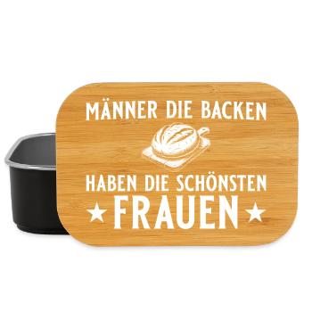 Bakers have the most beautiful women - Lunch Box - black - Front