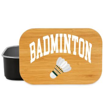 Badminton - Boîte à goûter - noir - Devant