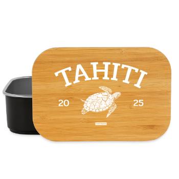 Tahiti - Tortue - Polynésie française - Schildkröte - Boîte à goûter - noir - Devant