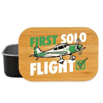 Erster Solo-Flugpilot Humor Aviation Student - Lunch Box - Schwarz - Vorne