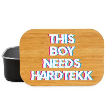 Hardtekk Tekk - Lunch Box - black - Front