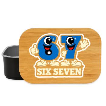 67 Six Seven Italian Meme - Lunch Box - Schwarz - Vorne