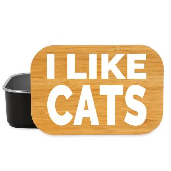 feline - Lunch Box - black - Front